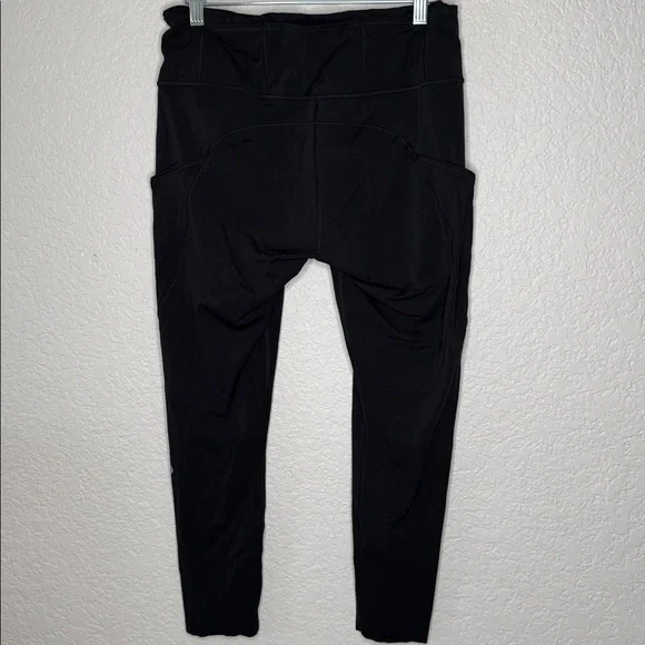 Lululemon Fast and Free High Rise Leggings 25” Black Size 12 - Picture 5 of 10